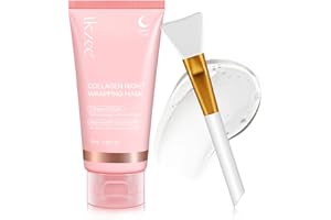 FROVETANI Bio-Collagen Real Deep Mask Confezione,Collagen Night Wrapping Mask, Maschera Viso Peel off con Impacco Notturno al Collagene, Idratazione,Riduce i Cedimenti, Trattamento Delle Rughe (1PCS)