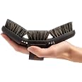 Brosse Flexible Animalon CareFlex - Pansage Cheval Ergonomique - Démêlage Poils - Sangle Velcro