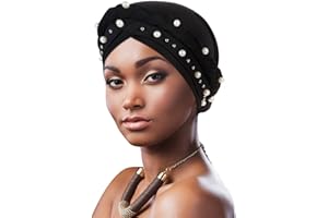 DRESHOW Chapeaux d'hiver pour Femmes Balaclava Knit Beanie Skull Cap avec Cordon de Serrage Chapeau écharpe à Capuche