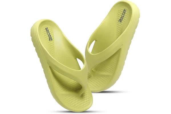 DOCTOR HEALTH SUPER SOFT Floats women soft slippers with mild acupressure Comfortable, stylish, and bright colorful flip flops Lab tested Cushion and Bounce Cushioned Footwear