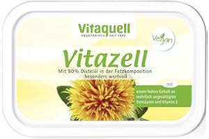 Vitaquell Vitazell Margarine végétale 250 g avec acides gras essentiels et vitamine E