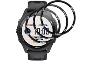 Beukei Screen Protector for Garmin Forerunner 265,(3 Pack) Protector, Anti-Shatter, Scratch Resistant, NO-Bubble, 9H Hardness,Temper Glass Film