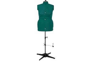 NÄHWELT FLACH Schneiderpuppe Supa Fit Damen Gr. L (46-52), weiblicher Torso, Büste, verstellbare Drehregler, individuelle Anpassung an Hals, Taille, Brust, Hüfte