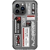 Skinarma iPhone 14 Pro Max İle Uyumlu Kılıf Şeffaf Desenli Airbag Tasarımlı Taito Kapak-f&uuml;me