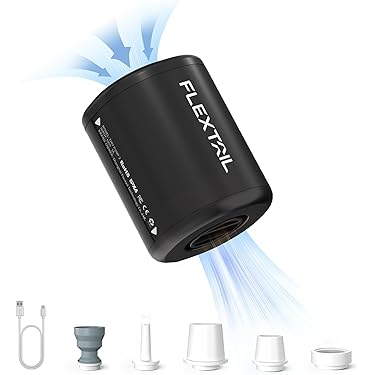 Mini-luchtpomp voor opblaasboten, 4 versnellingen Hoog rendement USB multifunctionele batterij LED Mini-luchtpomp, draagbare elektrische pomp voor thuis buiten kamperen (Wit Mini-luchtpomp voor opblaasboten, 4 versnellingen Hoog rendement USB multifunctionele batterij LED Mini-luchtpomp, draagbare elektrische pomp voor thuis buiten kamperen (Wit
