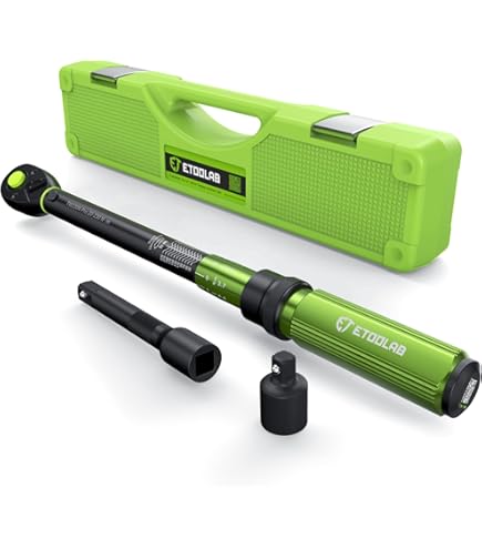 Silverline 1/2" Drive Click Torque Wrench – 28 To 210 Nm (20-155 Ft-lbs), Reversible, Adjustable, With 3-Year Warranty