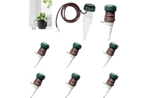 ARTGUTS Lot de 8 distributeurs d'eau automatiques pour plantes d'intérieur - Avec tuyau - Pour balcon et intérieur