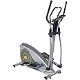 SKY LAND Elliptical Exercise Machine, Cross Trainer Fitness Equipment with Hyper-Quiet Magnetic Driving System, 15 Resistance Level, 250 lbs Weight Limit-Em-1541 - Silver