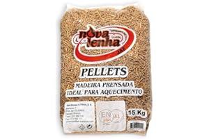 Saco DE Pellet DE 15KG Nova LENHA. Pellet para Estufas. Pellet para CALDERAS. Fabricado EN Portugal. FYSHOP