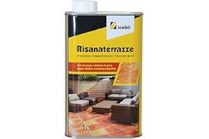 icobit Risanaterrazze-Protettivo impermeabilizzante per terrazze e balconi, 1 Litro