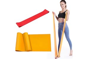 KERATOBLEEM 2er-Set Bande Fitness,Bandes Élastiques de Musculation,15 lbs Bande Élastique Fitness de Qualité,pour Sport, Pilates, Yoga, Musculation, Rééducation Physique