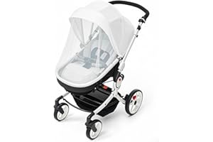 ETEIYLT 2 Pezzi Zanzariera Passeggino Universale, Zanzariera Passeggino per Passeggini,Passeggino,Carrozzina,Culla, Protezione Insetti per Neonati, Bambini