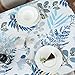 Produktbild Maoge Koreanisch.Home tischdecke,Vintage tischdecke.[Pflanze Blumen] Deluxe tischtuch.lÄndlichen Edge teetisch sauber längliche tischdecke.mehrere Farben.Blue-Blau 130x180cm(51x71inch)
