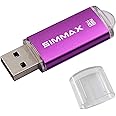 SIMMAX Memory Stick 32GB USB 2.0 Flash Drives Thumb Drive Pen Drive (32GB Purple)