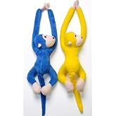 Fanatik Taraftarlara &Ouml;zel Peluş Maymun: Boyuna Asılabilen, Stadyumu Renklendirecek Maskot Maymun-70 cm (Sarı)