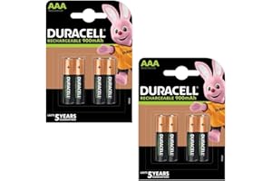 Duracell - Piles Rechargeables - AAA - Pack de 8