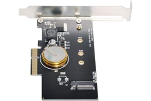 Cablecc PCI-E 3.0 x4 to M.2 NGFF M Key SSD Nvme Card Adapter PCI Express with Power Failure Protection 4.0F Super Capacitor