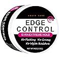 NALACAL Edge Control Wax for Black Women, Strong Hold, Non-Greasy Gel with No White Residue for Afro Hair – Rosemary Hair Oil for Growth & Shine – 4 Ounces