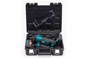 NAC NEW AMERICAN CONCEPT NAC, akumulatorowa szlifierka kątowa 20 V, akumulator 4 Ah, litowo-jonowy, tarcze 125 mm, prędkość obrotowa 10 000, osłona szyby, zielona