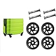 MyViradi Replacement and Repair 4 cm Rubber Wheel Travel Trolley Suitcases Wheels for Luggage Parts (4 Pcs)