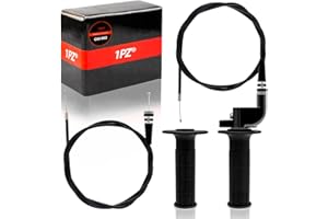 1PZ CA5-X02 Acelerador Puños Twist con Cable Kits para 7/8 Pulgadas 22mm Manillar 50cc 90cc 110cc 125cc 150cc 200cc 250cc Mini Bike ATV Quad Moto Pit Dirt Bike Motocicleta