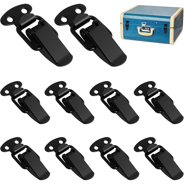 6 Clip Per Cassette Degli Attrezzi - In Acciaio Inox, 56 Mm - Per Cassetti, Armadi, Scatole - Foto 7