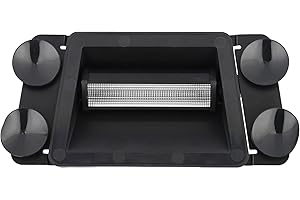 Raptors LED Technik Shark Pro | Yellow | Disc Flash ECE R65 | 10-30V DC | LED Warning System for Front & Rear Window | Interior Mounting | Warning Light for Emergency & Construction Vehicles