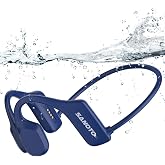 SANOTO Swimming Headphones, Open Ear Bluetooth Earphone &amp; MP3 Aquatic | Wireless Sports Headphones, Bone Driving, 8G Memory,