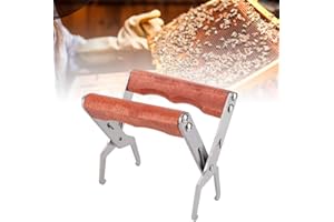 Wifehelper Pinza per Apicoltore in Acciaio Inossidabile Pinza per Pinza Apicoltore Strumento per Apicoltura Attrezzatura Attrezzatura Accessori per Apicoltura