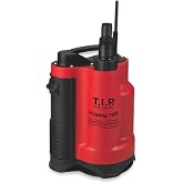 Bomba sumergible para aguas residuales T.I.P. 30190 I-Compac 7500, caudal de hasta 7,5 l/h, 18 x 13 x 30 cm