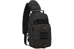 YFNT Taktisch Umhängetasche Militär Sling Rucksack Wasserdicht Outdoor Crossbody Daypack für Trekking Camping Wandern Reisen