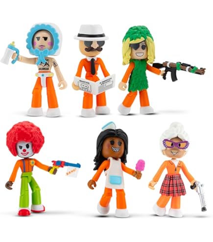 Jazwares | Toys | New In Box Roblox Devseries Brookhavens Most Wanted 6 Figure Pack 688964fb85c016b6fc24e91e
