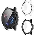 Aerku Custodia per Amazfit GTR 3 Pro/Amazfit GTR 3, [Con Vetro Temperato] 9H HD Anti-Graffio Custodia Protettiva Telaio Rigid