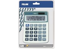 IKONG Milan 40925BL - Calculadora de sobremesa, 12 dígitos