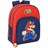 Safta SUPER MARIO TRICK &ndash; Children's Backpack, Ideal for Children of Different Ages, Comfortable and Versatile, Quality and R