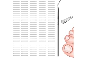 CARRENEU 150 Piezas Corrector Uñas Encarnadas Uñas Encarnadas Pies Corrector de Uñas de Los Pies para Uñas Encarnadas con Picker Kit de Herramientas para Uñas Encarnadas
