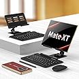 Gruattreay Mobile Office Set for Huawei Mate XT Ultimate (2024),with Bluetooth Removable Keyboard & 360° Metal Foldable Rotating Stand & Wireless Mouse & Pen and Pen Slot (Black)