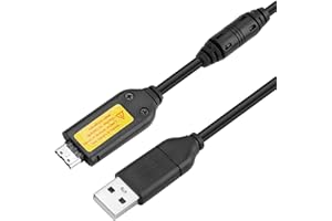 JESIAH Digital Camera Data Cable USB Cable Data Sync SUC Cable Compatible with Samsung CL80 ES55 ES60 ES63 ES65 ES67 ES70 ES71 ES73 ES74 ES75 ES78 EX1 HZ10W HZ15W HZ5W HZ30W EX1 SH1 SH100 M110