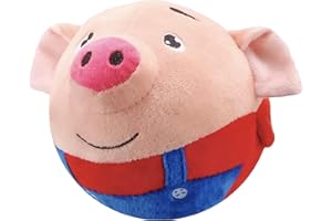 Ibuloule Topbashgo Jouet pour Chien - Balle en Peluche Active - Jouet interactif pour Chien - Balle en Peluche pour Chat et Chien