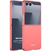 Microsonic Samsung Galaxy Z Flip 7 i&ccedil;in Kılıf Shape Hard Cover Pembe [Galaxy Z Flip 7 ile Uyumlu Kılıf - Pembe]