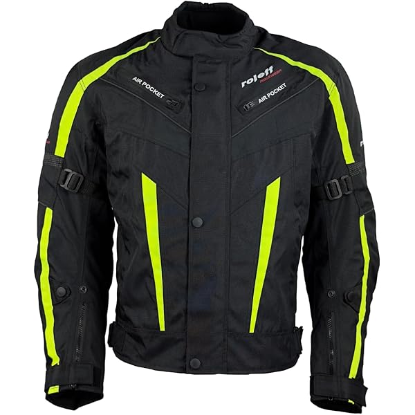 JET Motorradjacke Herren – Wasserdicht, Winddicht, Mit Protektoren, 600D Cordura, Schwarz, Größe 3XL