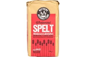 MATTHEWS COTSWOLD FLOUR Matthews Cotswold Stoneground Wholegrain Spelt - 1.5kg (Single Bag)