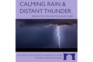 Calming Rain and Distant Thunder - Thunderstorm Nature Sounds Recording - For Meditation, Relaxation and Sleep - Nature's Perfect White Noise -