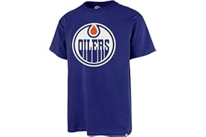 '47 NHL Edmonton Oilers Imprint Echo Logo T T-Shirt