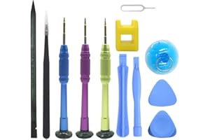 Cemobile Reparatur Werkzeug Kit für iPhone, Premium Schraubendreher-Kit mit Öffnungs-Hebel-Werkzeug-Kits für iPhone 8/8 Plus/7/7Plus/6S Plus/6S/6 Plus/6/SE/5S/5/5C/4S/4, iPod, iTouch (13 Packung)