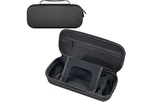 JOYSOG Twardy futerał do Sony PS5 PlayStation Portal zdalnego gracza, torba do przechowywania konsoli ręcznej i ręczna osłona ekranu (tylko torebka), czarna, tylko torebka, organizer do torby