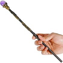 Beavorty Lot de 2 Baguettes Magiques Lumineuses pour Enfants, Flocons de Neige Lumineux avec Effets Sonores, Accessoires de Déguisement de Princesse pour Anniversaire, Cosplay Et Thème Hivernal