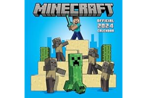 DANILO PROMOTIONS LTD Minecraft 2024 Square Wall Calendar: Original Danilo-Kalender [Mehrsprachig] [Kalender]