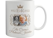 Queen Elizabeth Platinum Jubilee 1952-2022 Mug | the Queen's Jubilee Celebration Gift for Her Him | Party Decoration Jubilee 
