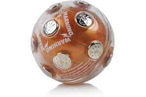 ThinkTop Shock Ball Hot Potato Game, Electric Shocking Game for Christmas, Adventure Funny Novelty Gift Fun Joking for Party, Brown